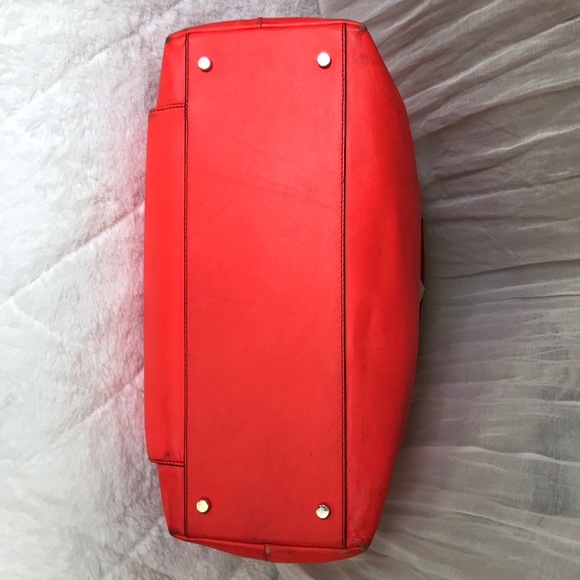 Kate Spade "Theresa" Purse w/ Dustbag LARGE/ Flame - Picture 8 of 8